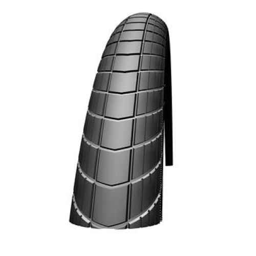 Buitenband 16'' x 2.00 Schwalbe Big Apple zwart met reflectie.