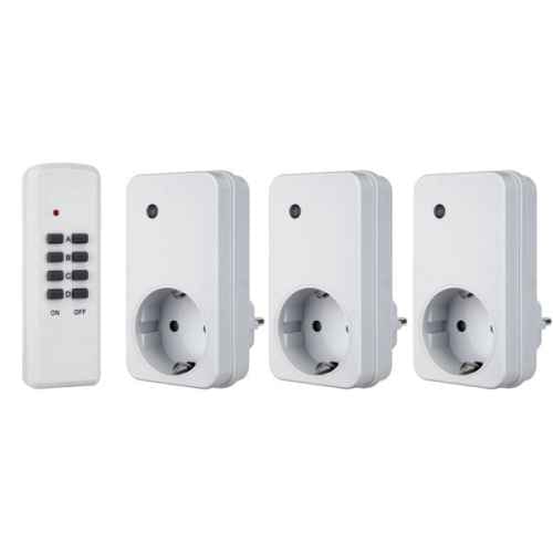 3 schakelaars met afstandsbediening