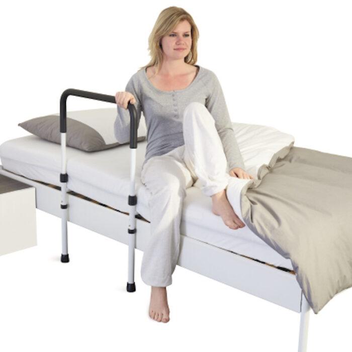 Bedsteun bokspring wit